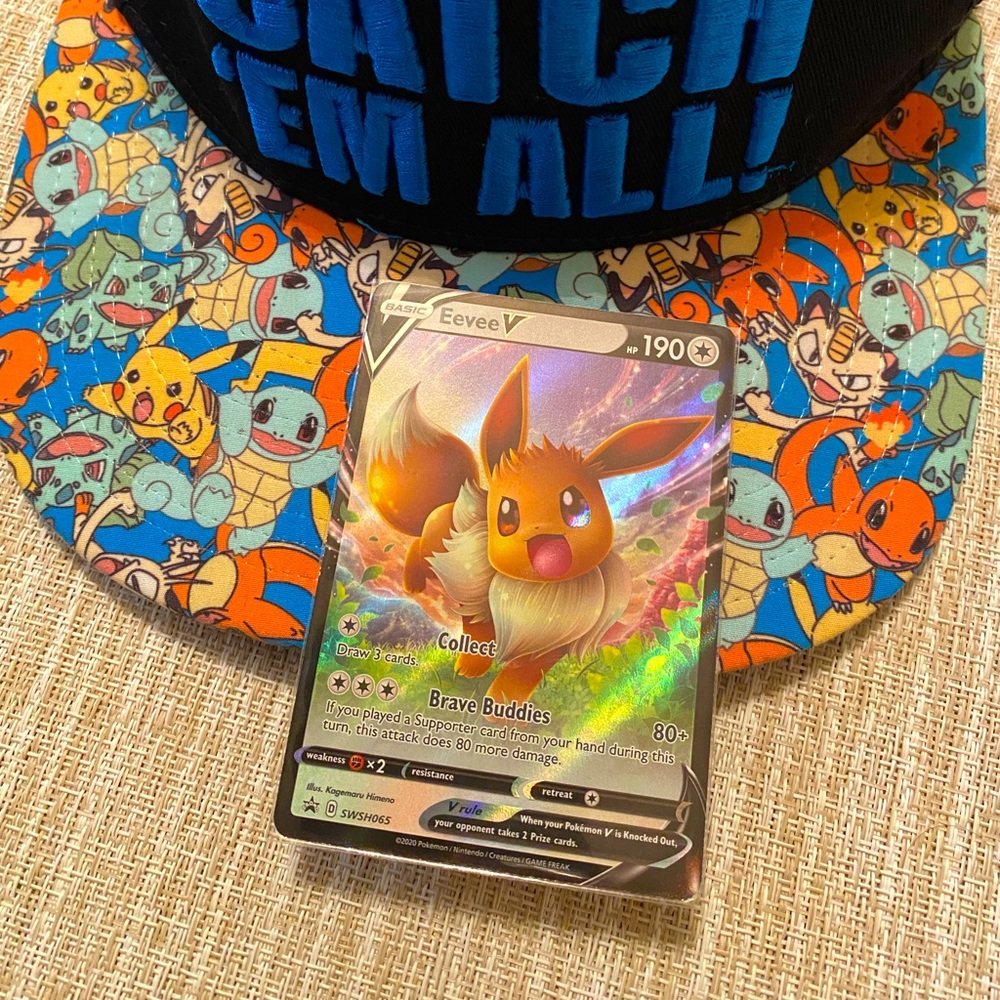Pokémon Eevee V card